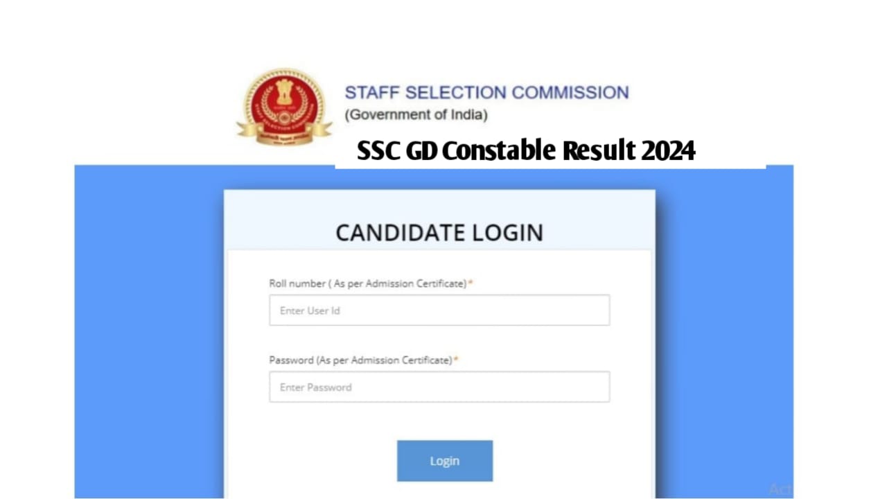 SSC GD Result 2024