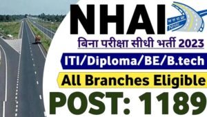 NHAI Job Vacancy 2024: 1.81 लाख सैलरी वाली नौकरी पाने का सुनहरा मौका, जल्द करें आवेदन!”